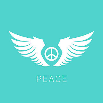 手势,象征平和,喜爱,红色,旧式,矢量平和,嬉皮士,和平象征胜利手势