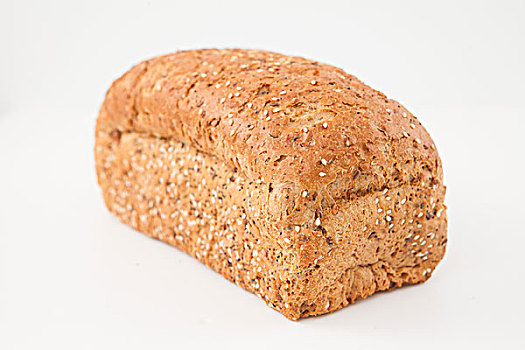 褐色,全麦,长条面包