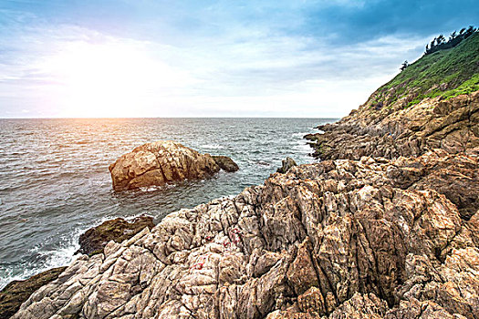 海洋岩石自然风光