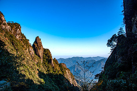 江西上饶三清山群山