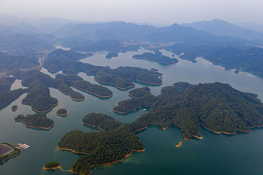 航拍千岛湖