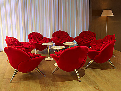 红色,椅子,风格