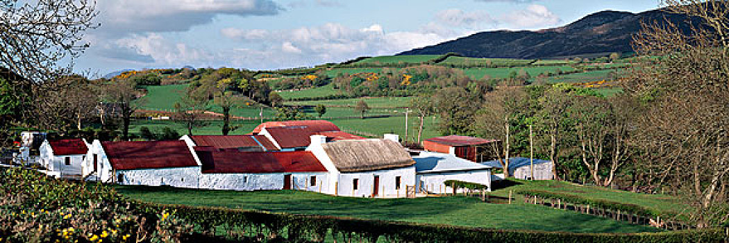 乡村,建筑,半岛,多纳格,爱尔兰
