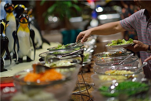 自助餐,食物