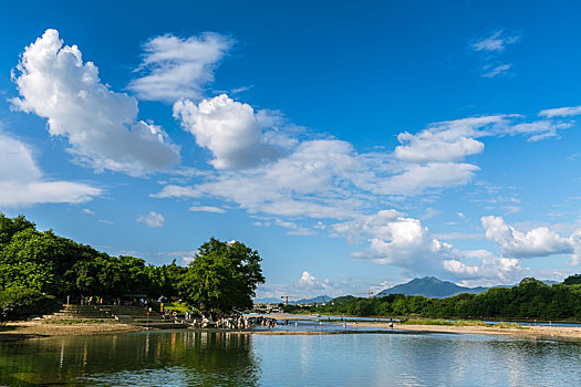 山清水秀,漓江