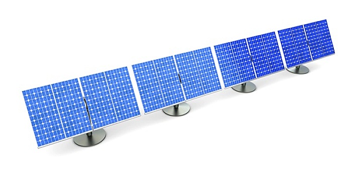 太阳能电池板,线条