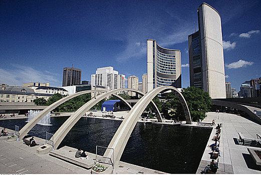 市政厅,多伦多,安大略省,加拿大