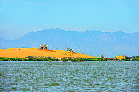 宁夏回族自治区,沙湖美景