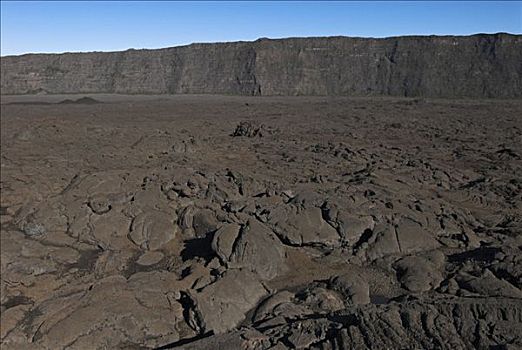 火山口,火山,留尼汪岛,法国,非洲