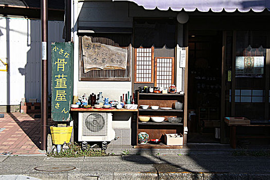 镰仓,街道,风景,日本