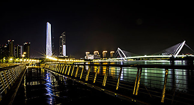 南京江滨夜景