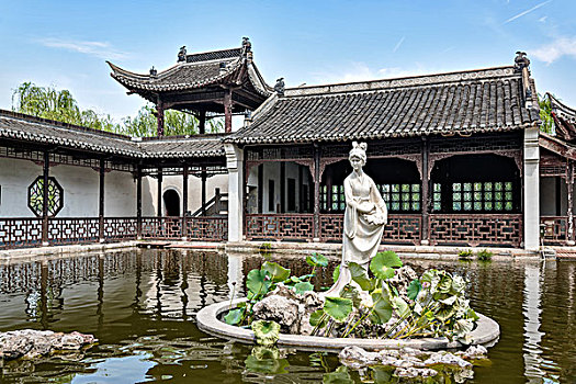 南京莫愁湖公园水院