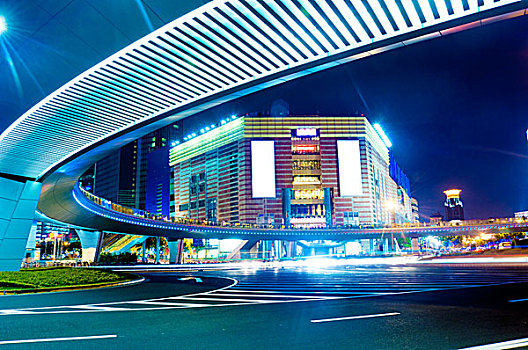 光影,现代建筑,背景,上海,中国