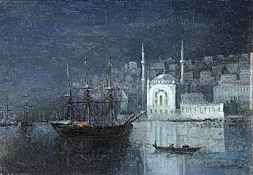 君士坦丁堡,夜晚,艺术家