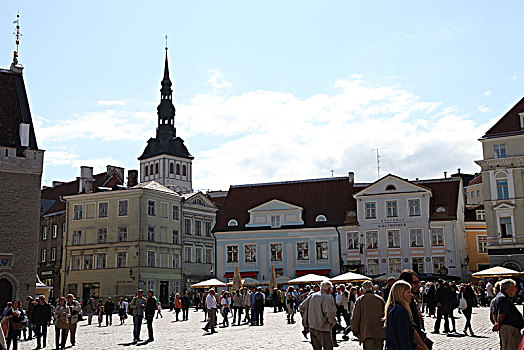 市政厅,圣尼古拉斯教堂,塔林,爱沙尼亚,艺术家