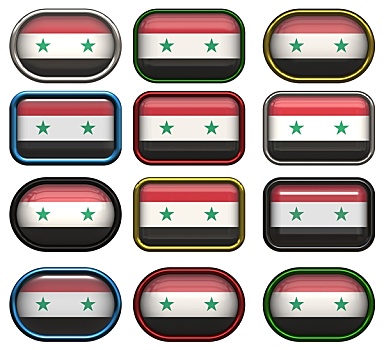 扣,旗帜,叙利亚