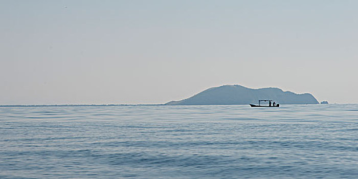 风景,渔船,海上,墨西哥