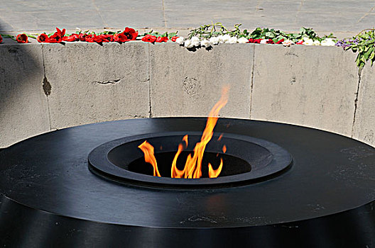 亚美尼亚,种族屠杀,纪念,永恒,埃里温,亚洲