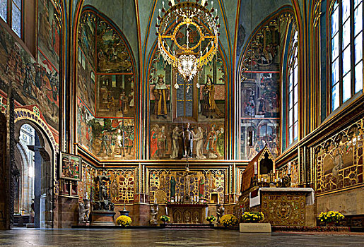 瓦兹拉夫,小教堂,布拉格,捷克共和国