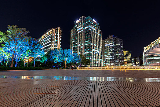 北京中关村夜景