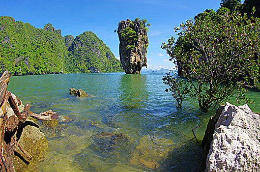 岛屿,攀牙,泰国