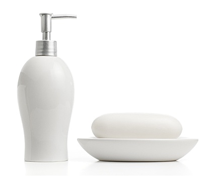 肥皂,隔绝,白色背景