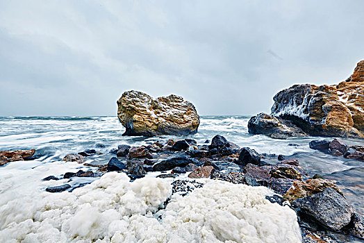 沿岸,风景,敖德萨,乌克兰,欧洲