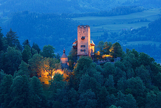 城堡,卡林西亚,奥地利,欧洲