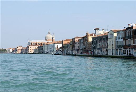 水岸,运河,威尼斯,意大利