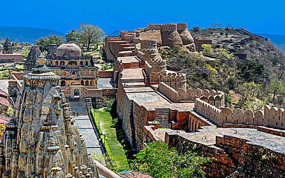印度,拉贾斯坦邦,堡垒,15世纪,要塞