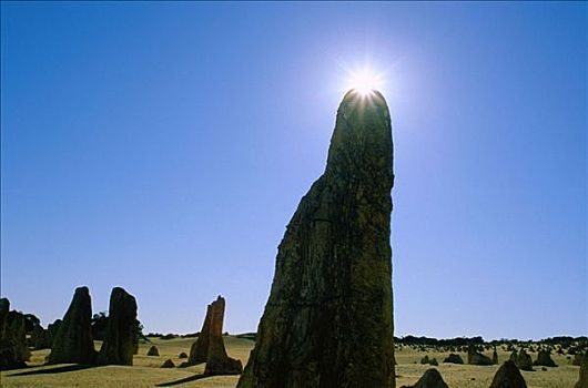 岩石构造,尖峰石阵,西澳大利亚