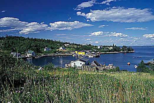 渔村,西北地区,小湾,新斯科舍省,加拿大