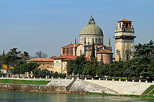 教堂,维罗纳,威尼托,意大利,欧洲