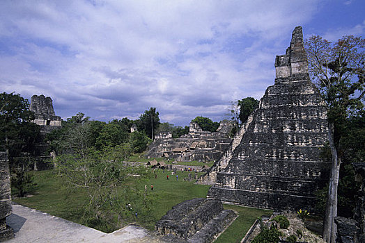 危地马拉,一号神庙,美洲虎金字塔,广场,庙宇