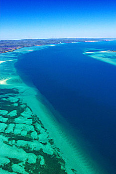 沙,弗雷泽岛,昆士兰,澳大利亚,俯视