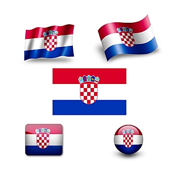 克罗地亚,旗帜,象征
