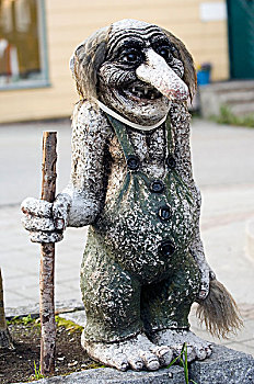 特罗尔,雕塑,挪威