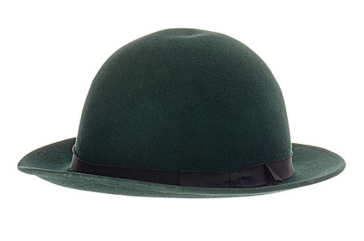 绿色,旧式,帽子