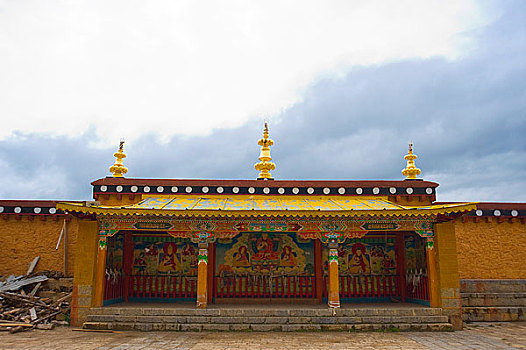 云南迪庆中甸葛丹松赞林寺