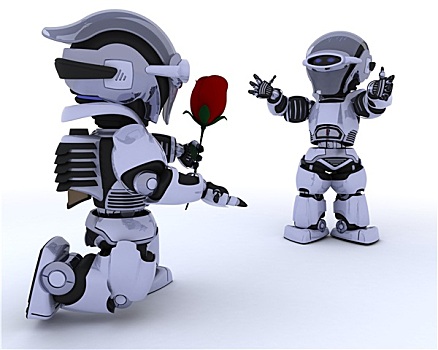 机器人,浪漫,礼物