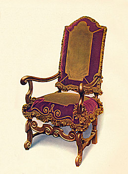 扶手椅,17世纪,艺术家,未知