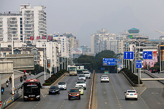 城市街道街景