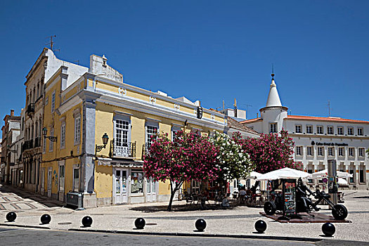 城镇中心,法若,阿尔加维,葡萄牙,欧洲