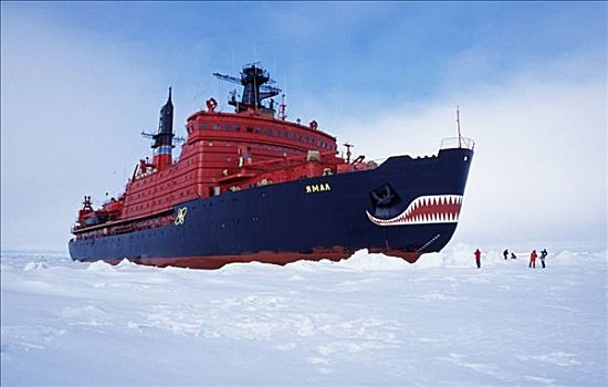 俄罗斯,北冰洋,北极,俄罗斯人,破冰船,游客