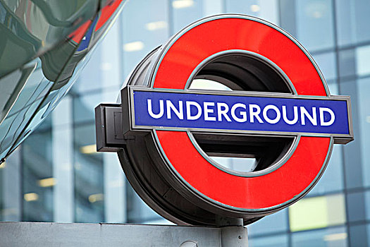 英格兰,伦敦,南华克,伦敦地铁标志,户外,地铁,车站
