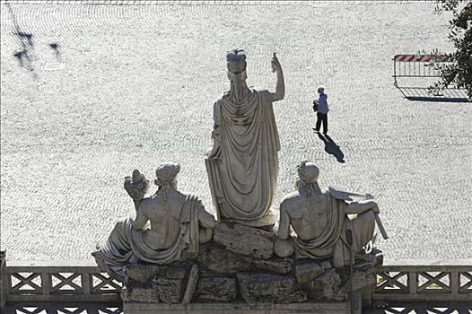 波波罗广场,罗马,意大利,欧洲