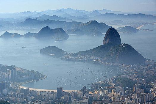 里约热内卢,早晨,雾气,里约热内卢州,巴西,南美