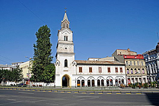 教堂,罗马,天主教,布加勒斯特,罗马尼亚,东欧,欧洲