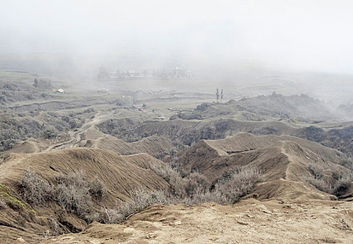 风景,婆罗摩火山,爪哇