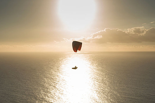 滑翔伞,岛屿,帕尔玛,波多黎各,西班牙